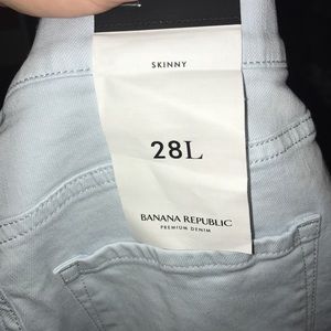 Banana Republic Skinny Light Wash Jeans